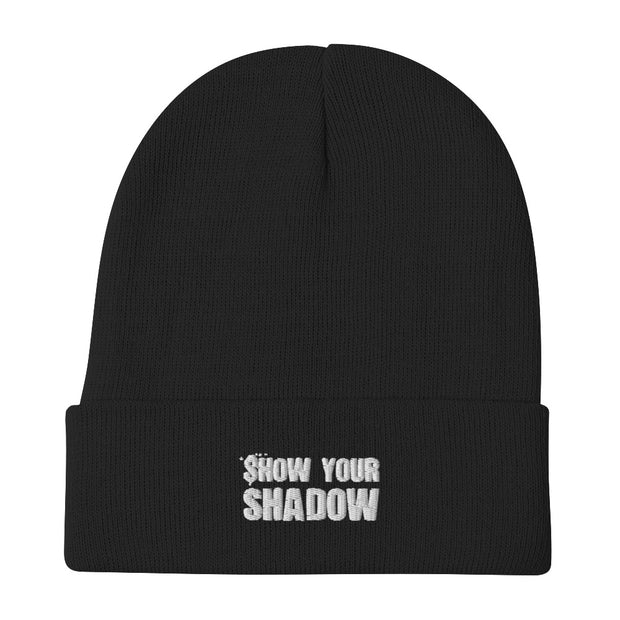 Show Your Shadow Embroidered Beanie