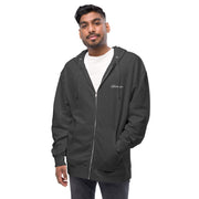 Logo Unisex fleece zip up hoodie